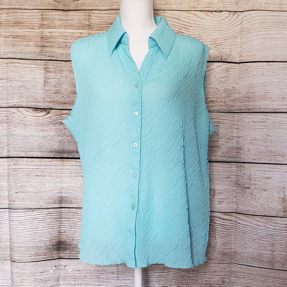Jennifer Lloyd Women Sleeveless Top 2x